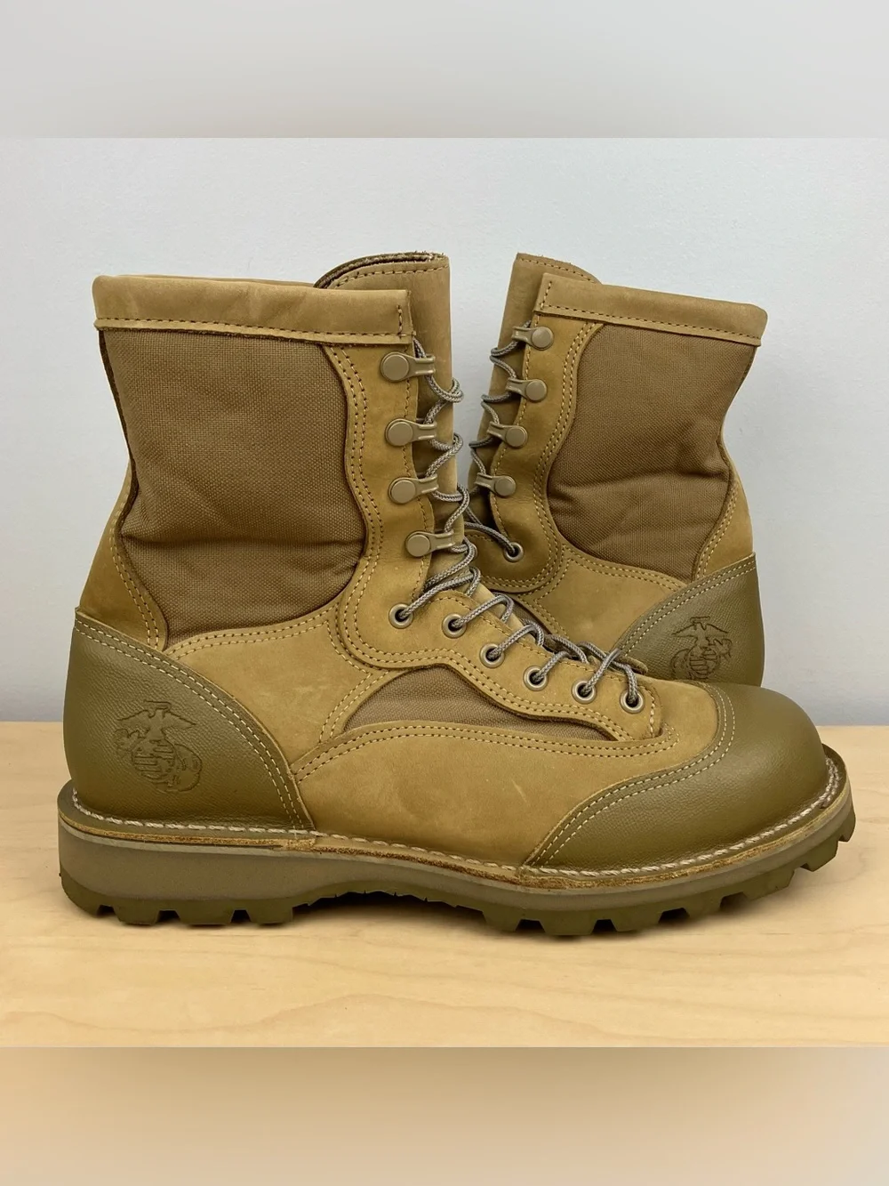Danner Men’s Size 11.0 R USMC RAT HOT Coyote Combat Military Boots Soft Toe